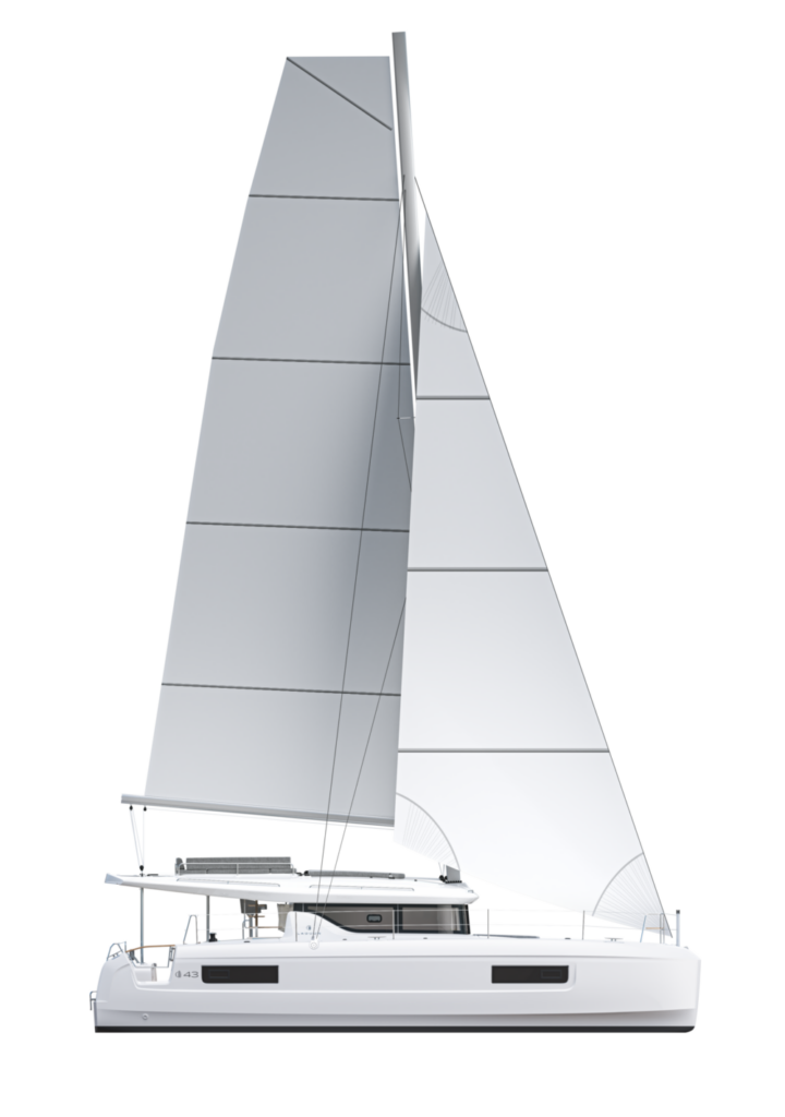 Lagoon 43 sail plan
