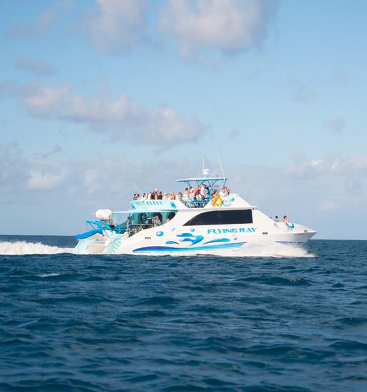 2000 Custom Offshore Passenger Power Catamaran Flying Ray