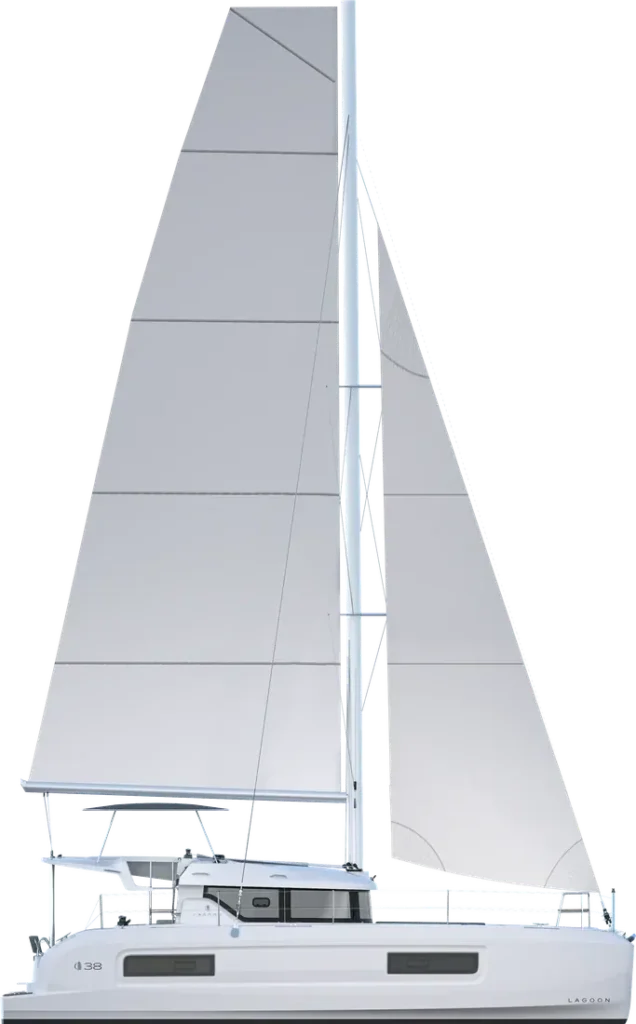 Lagoon 38 sail plan