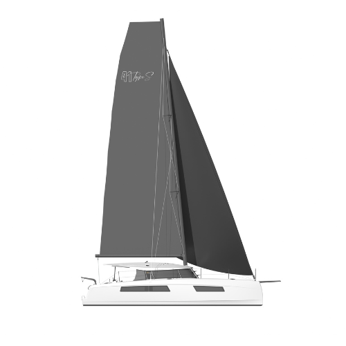 Nautitech 41 Type S sail plan